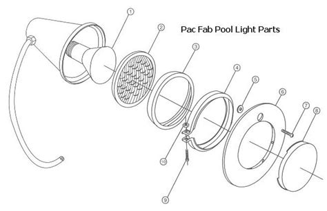 swimming pool light replacement parts